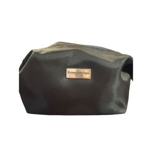 Ermenegildo Zegna Parfums Black Travel Toiletry Bag Dopp Kit Zip Pouch